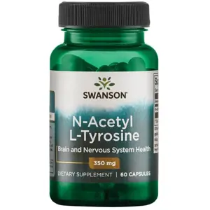 Produkt Swanson N-Acetyl L-Tyrosine, 350 mg, 60 kapslí