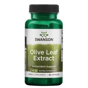 Produkt Swanson Olive Leaf Extract 750 mg Super Strength (Extrakt z olivových listů), 60 kapslí