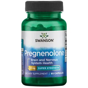 Produkt Swanson Pregnenolone 50 mg, 60 kapslí