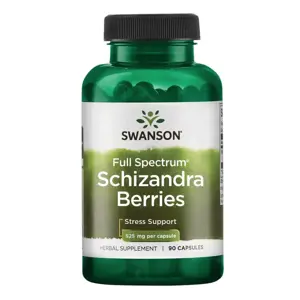 Produkt Swanson Schizandra Berries (Klanopraška čínská), 525 mg, 90 kapslí