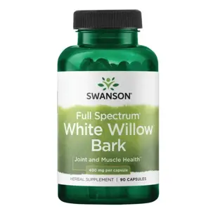 Swanson White Willow Bark (vrba bílá) 400 mg, 90 kapslí