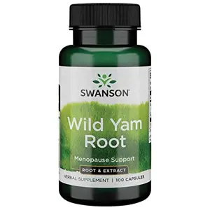 Produkt Swanson Wild Yam Root (Smldinec chlupatý), 100 kapslí