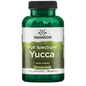 Produkt Swanson Yucca (Juka), 500 mg, 100 kapslí