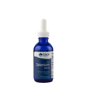 Produkt Trace Minerals Ionic Selenium, Ionizovaný selen, 300 mcg, 59 ml