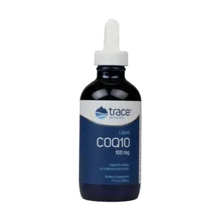 Trace Minerals Liquid CoQ10 100 mg, koenzym Q10, 118 ml