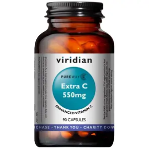 Produkt Viridian Extra C 550mg (Vitamín C), 90 kapslí