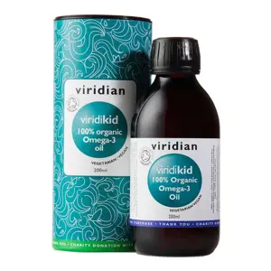 Produkt Viridian Viridikid Omega 3 Oil 200ml Organic (Bio Omega 3 olej pro děti)