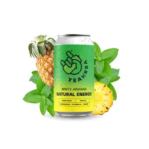 Produkt Yeahrba - Minty Ananas Perlivá, 330 ml