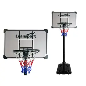 Produkt Basketbalový zahradní koš na kolečkách 260 cm černý