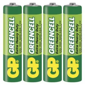 Produkt Baterie GP Greencell R03 typ AAA 4 ks