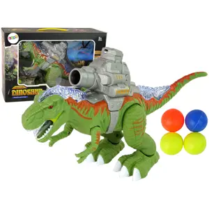 Produkt Chodící figurka dinosaura s katapultem zelená