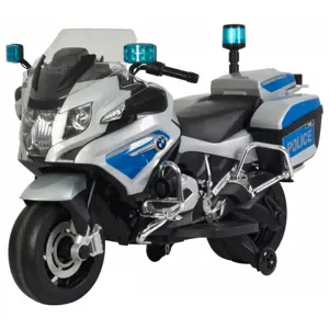 Produkt Dětská elektrická motorka BMW R1200 Policie stříbrná