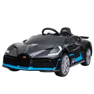 Dětské elektrické autíčko Bugatti Divo lakované černé