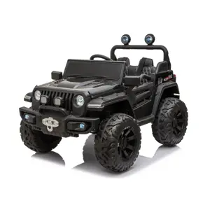 Dětské elektrické auto Jeep Off Road 4x4 lakované černé