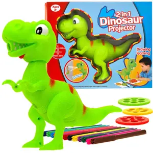 Produkt Dinosaurus T-rex projektor + fixy