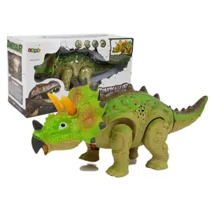 Produkt Dinosaurus Triceratops na baterie zelený