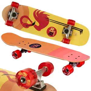 Produkt Dřevěný skateboard ReDo Plameňák