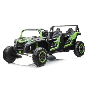 Produkt Elektrické autíčko Buggy UTV čtyřmístné 24V nafukovací kola zelené