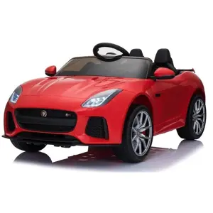 Elektrické autíčko Jaguar F-Type lakované červené