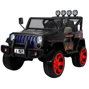 Produkt Elektrické autíčko Jeep Raptor 4x4 černé s plameny