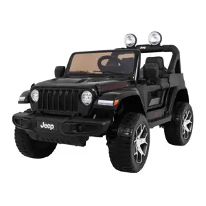 Elektrické autíčko Jeep Wrangler Rubicon 4x4 černé