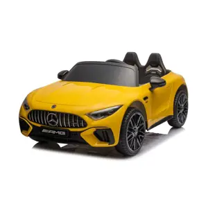 Elektrické autíčko Mercedes AMG SL63 24V 2x200W lakované žluté