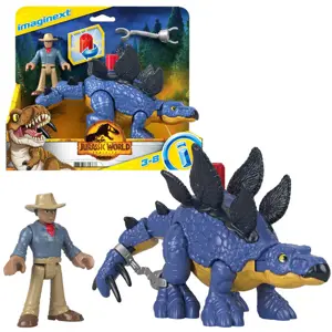 Produkt Jurassic World sada Imaginext figurky Stegosaurus a Dr. Grant