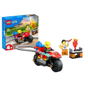 Lego Stavebnice LEGO City Hasičská záchranná motorka 60410