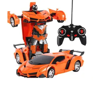 Produkt Mamido Auto Robot Transformers 2v1 na dálkové ovládání RC oranžová červená