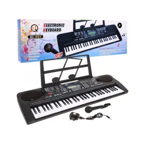 Mamido Mamido Dětský keyboard s mikrofonem stojánem USB MP3 MQ6159UFB