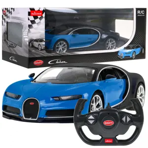 Produkt Mamido RASTAR Auto na dálkové ovládání RC Bugatti Chiron Rastar 1:14 modré