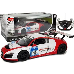 Produkt Mamido RASTAR RASTAR Auto na dálkové ovládání RC Audi R8 LMS 1:14 bílo-červené