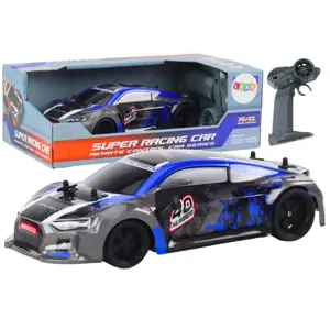 Produkt Mamido RC Auto na dálkové ovládání 1:18 gumová kola drift modré