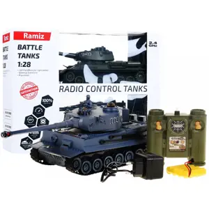 Mamido Tank na dálkové ovládání 2ks RC 1:28