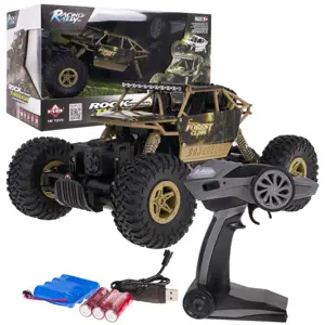 Mamido Terénní autíčko na dálkové ovládání Crawler Forester 1:18 hnědé RC