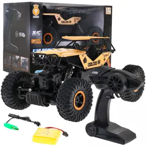 Mamido Terénní autíčko na dálkové ovládání Crawler Monster 1:18 zlaté RC