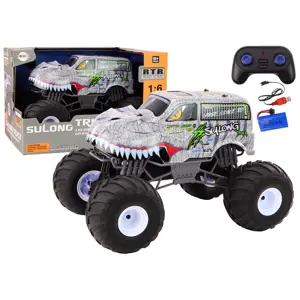 Produkt Mamido Velké terénní auto na dálkové ovládání 2.4G RC 1:6 Dinosaurus