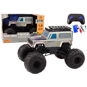 Mamido Velké terénní SUV na dálkové ovládání 2.4G RC 1:6 šedé