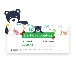 Produkt Ministerstvo Hraček Ministerstvo Hraček Dárkový poukaz 1000 Kč