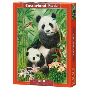 Produkt Puzzle 1000 dílků Panda na brunchi