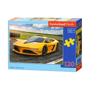 Produkt Puzzle 120 dílků Žluté sportovní auto