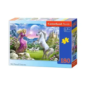 Puzzle 180 dílků Můj přítel Jednorožec