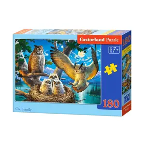 Produkt Puzzle 180 dílků Soví rodina