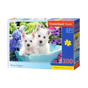 Produkt Puzzle 200 dílků - štěňátka Westie