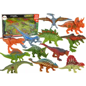 Produkt Sada barevných figurek dinosaurů 12 kusů