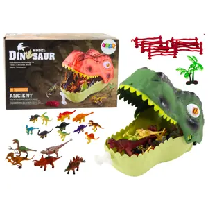 Produkt Sada figurek dinosaurů Velký dinosaurus 45 kusů zelená