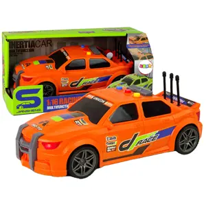 Produkt Sportovní závodní auto 1:16 oranžové se zvukem