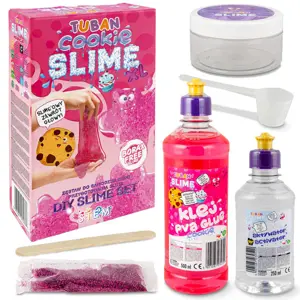 Produkt TUBAN Velká sada Slime XL Cookie růžová