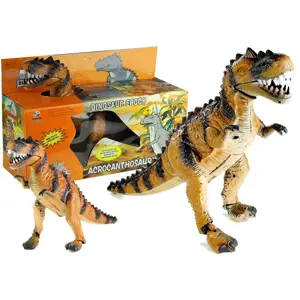 Produkt Velký chodící Dinosaurus Acrocanthosaurus s efekty 36 cm