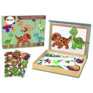 Produkt Vzdělávací sada magnetické puzzle s motivy dinosaurů